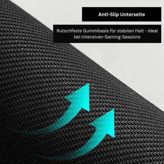 Gaming Mousepad ohne Motiv - Schwarz