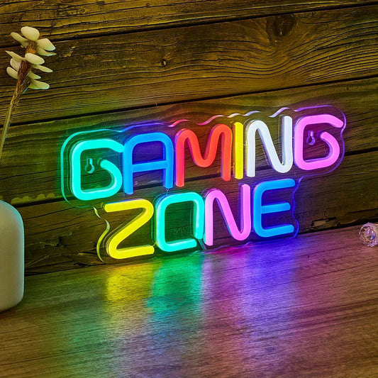 Gaming Zone Neon Leuchte