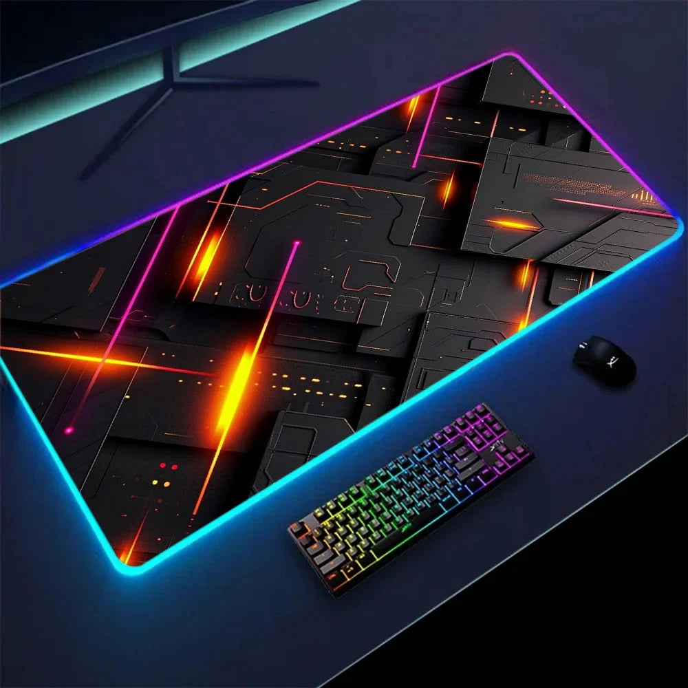 LED-Mousepad mit illustrativem Design