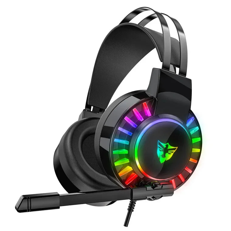 RGB Gaming-Headset mit 7.1 Surround, 360° Mikrofon & Geräuschunterdrückung