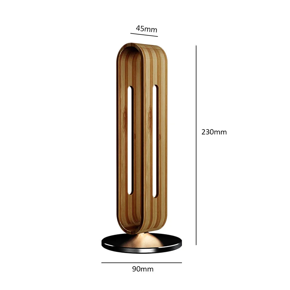 Elegante Headset Halterung aus Holz und Alumium