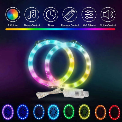 PS5 LED Innen-Beleuchtungsring mit Farbsteuerung
