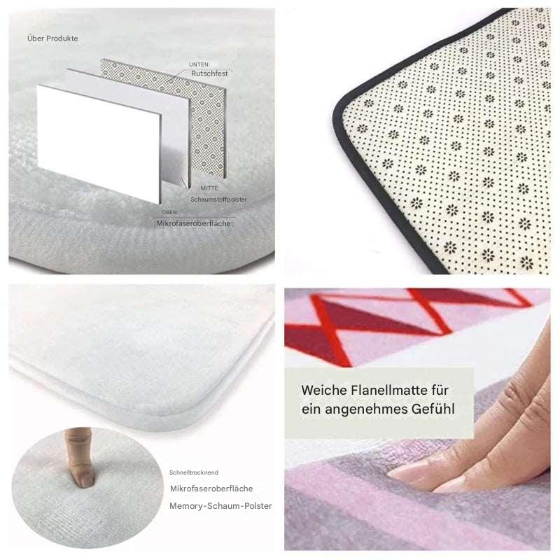 Gaming carpet with anti-slip backing