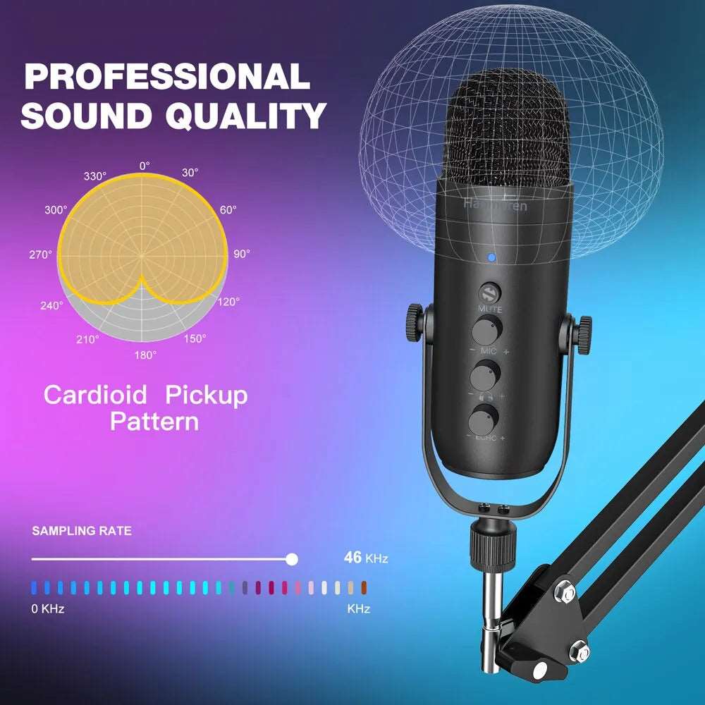 Professionelles Mikrofon-Kit höhenverstellbar
