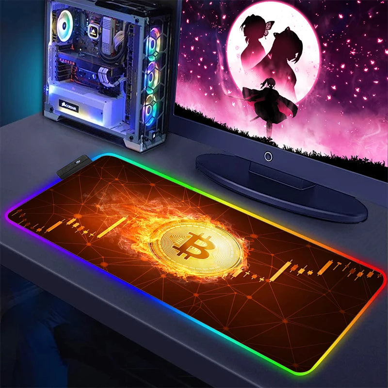 RGB Bitcoin Mousepad - verschiedene Designs