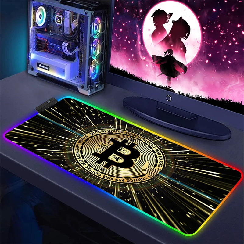 RGB Bitcoin Mousepad - verschiedene Designs