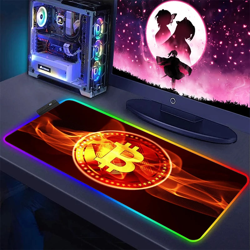 RGB Bitcoin Mousepad - verschiedene Designs