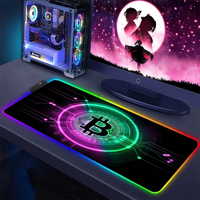 RGB Bitcoin Mousepad - verschiedene Designs