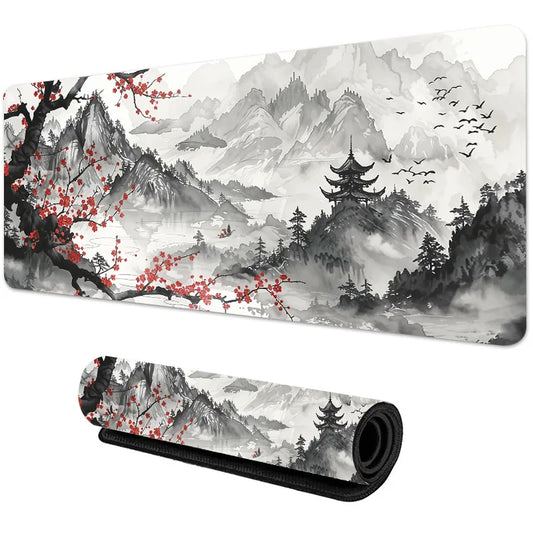 Gaming Mousepad mit japanischem Sakura Design