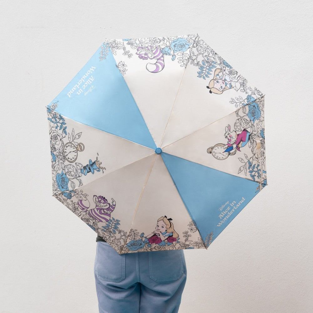 Disney Alice im Wunderland Regenschirm – Faltbar & Automatik (Ø 100 cm)