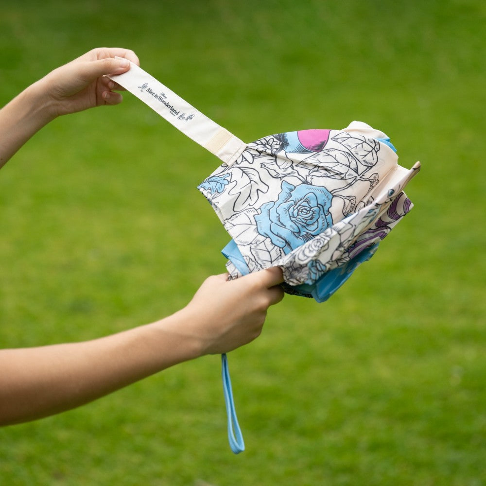Disney Alice im Wunderland Regenschirm – Faltbar & Automatik (Ø 100 cm)