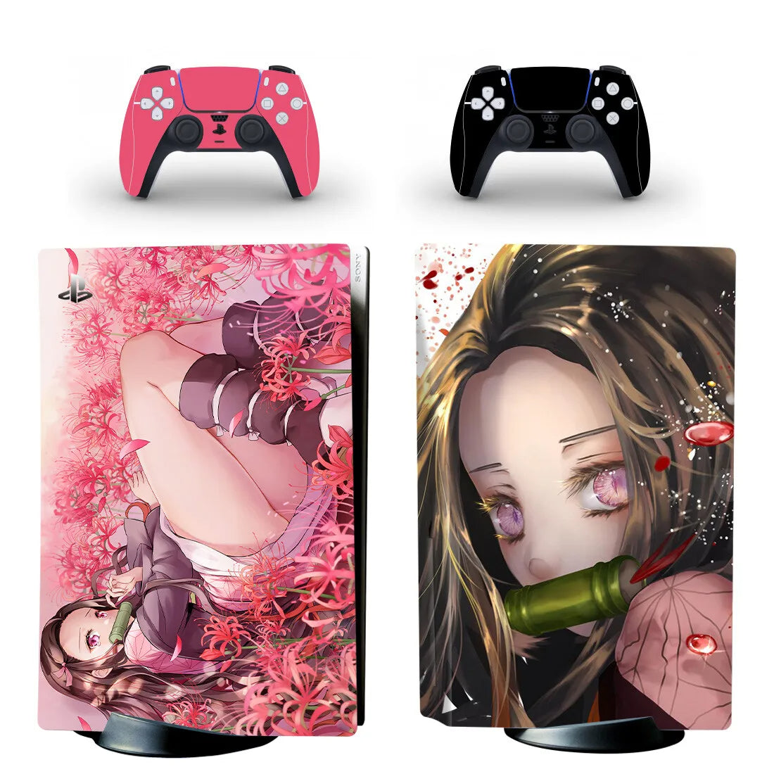 PS5 sticker skin with Rise of the Ronin motif