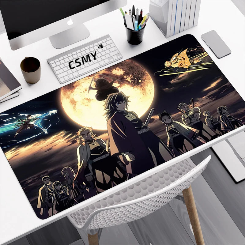 Mouse pad with Japanese cherry blossom design