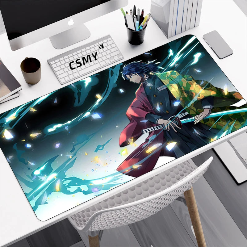 Mouse pad with Japanese cherry blossom design
