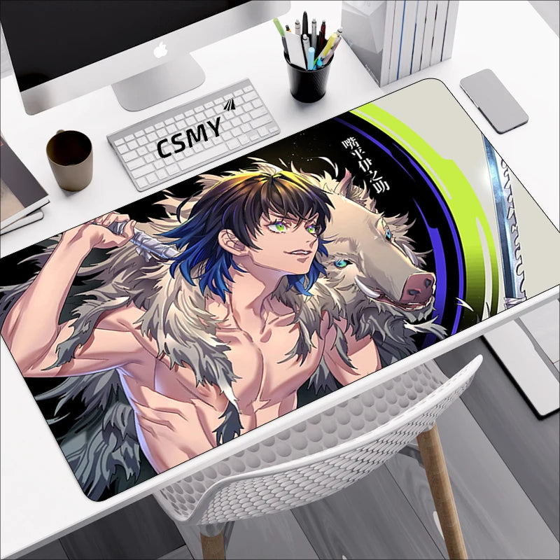 Mouse pad with Japanese cherry blossom design
