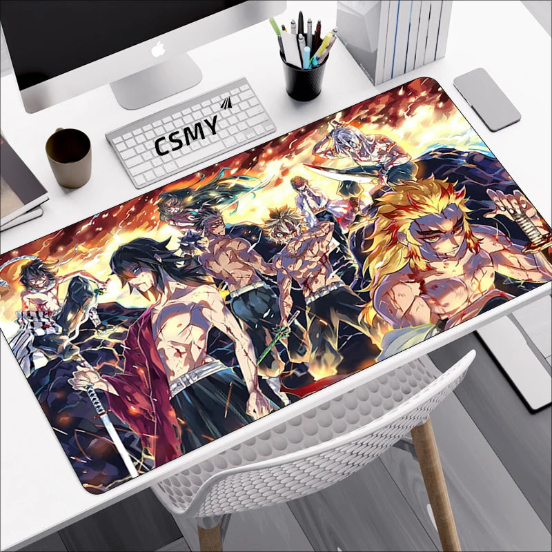 Mouse pad with Japanese cherry blossom design