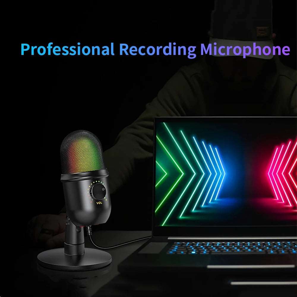 Professionelles Aufnahme Mikrofon RGB