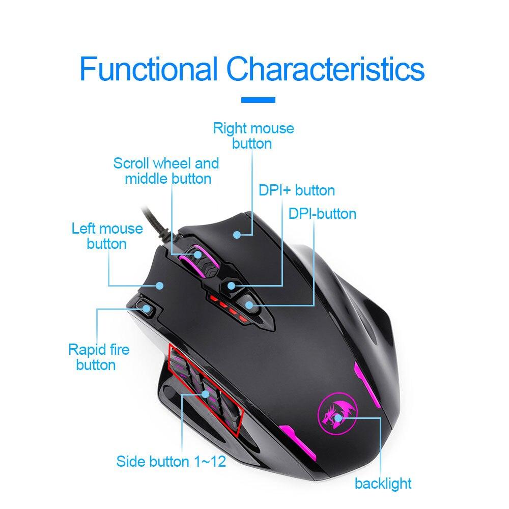 RGB gaming mouse programmable