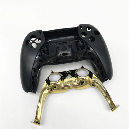 PS5 Controller Gehäuse Gold-Mattschwarz