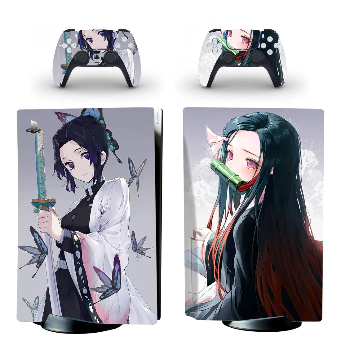 PS5 sticker skin with Rise of the Ronin motif