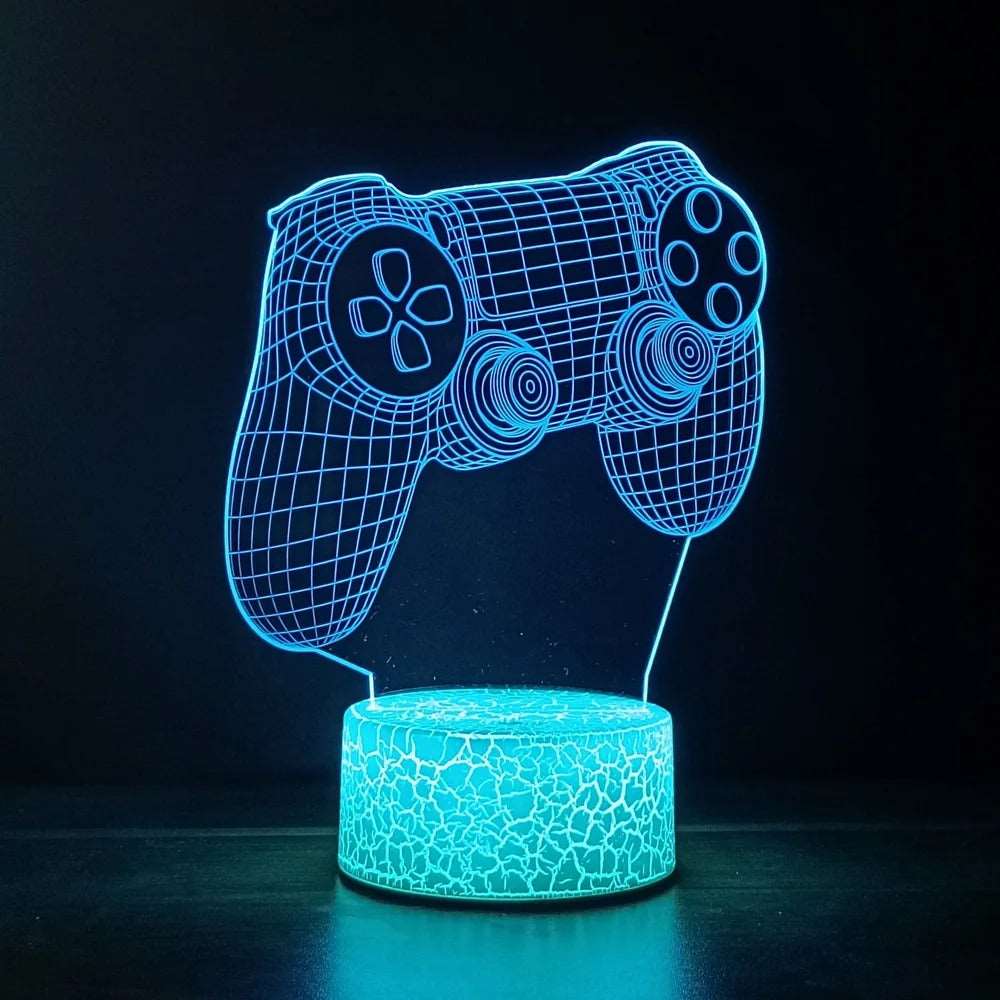 3D Gaming Lampe mit Farbsteuerung