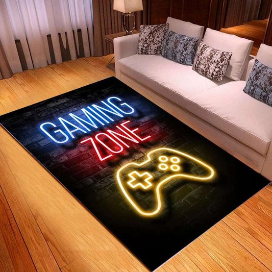 Gaming Teppich mit Anti-Rutsch Unterseite