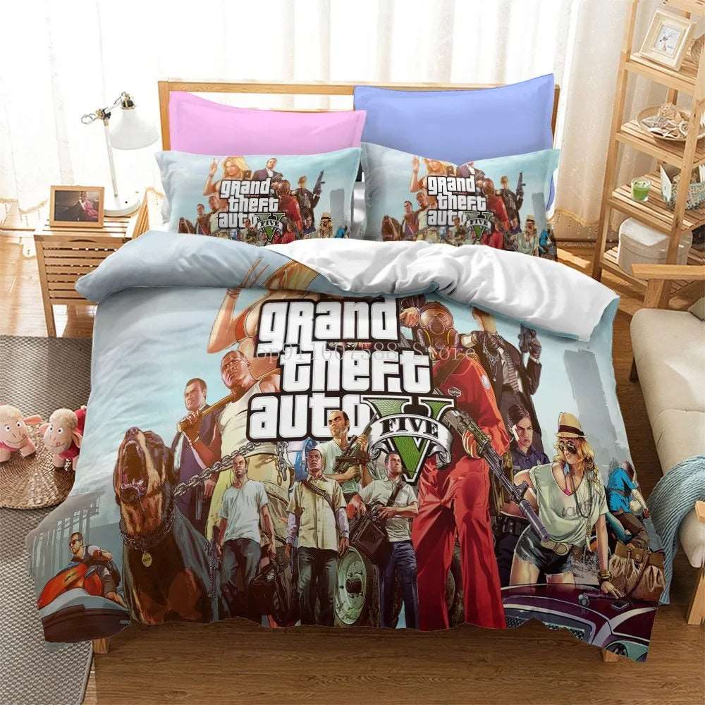 GTA Bett- und Kissenbezug