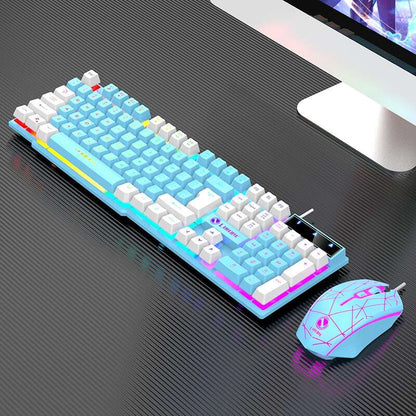 LED Maus und Tastatur Set