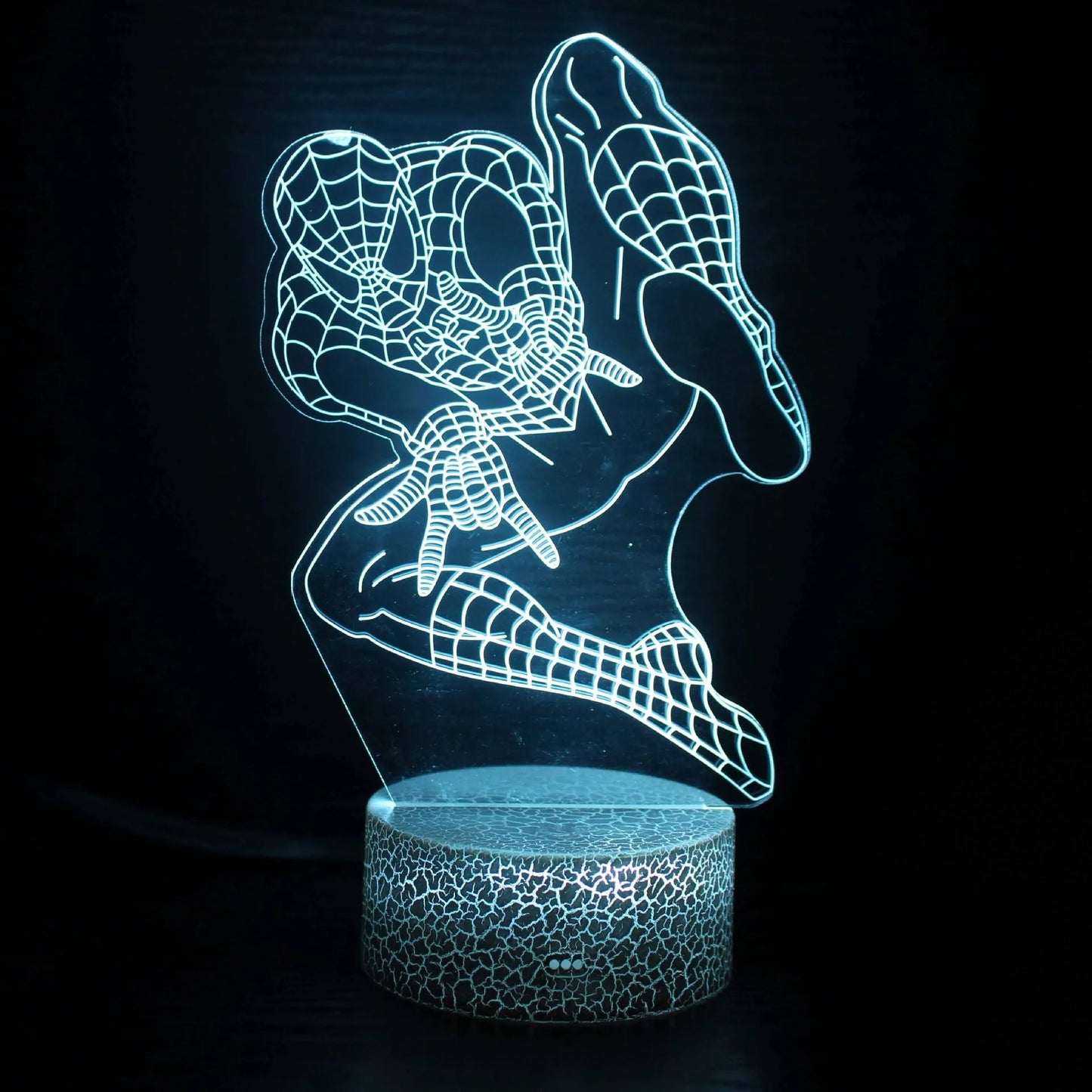 Spiderman 3D Lampe mit Farbsteuerung