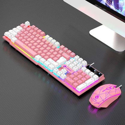 LED Maus und Tastatur Set