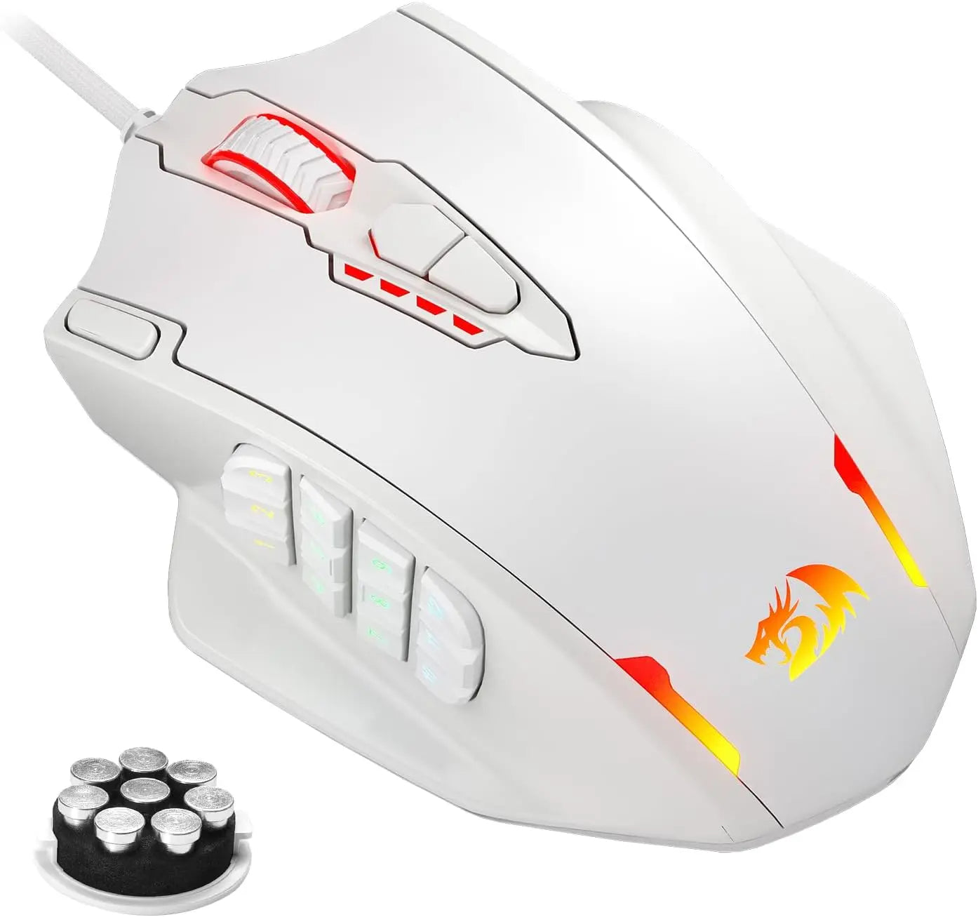 Redragon M908 – Professionelle RGB Gaming-Maus mit 18 programmierbaren Tasten & Laser-Präzision