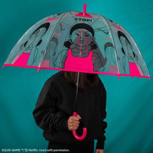 Squid Game Regenschirm – „Red Light, Green Light“ (Ø 121 cm)