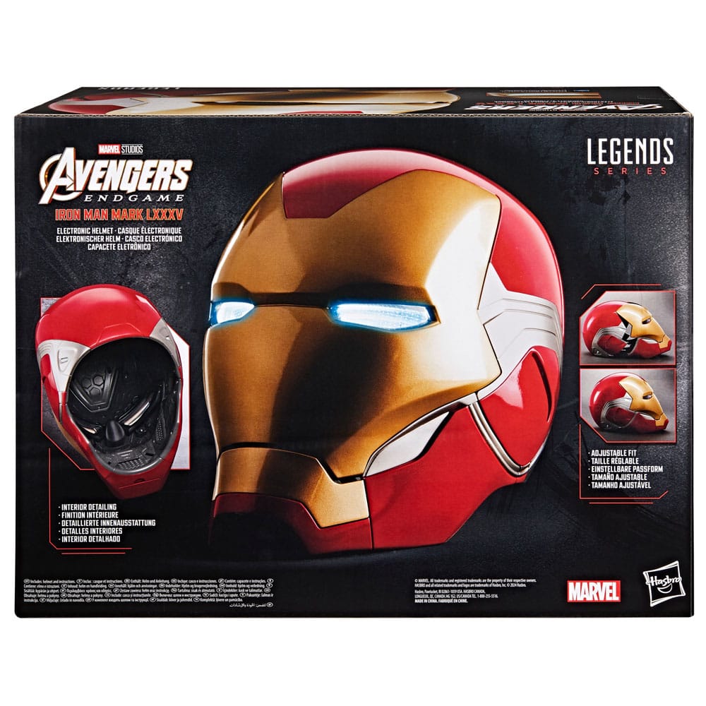 Avengers: Endgame Marvel Legends – Elektronischer Iron Man Helm (1:1)