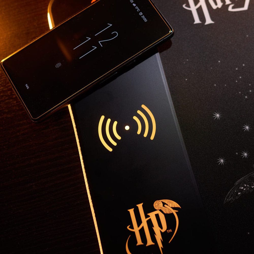 LED mouse pad with a futuristic design