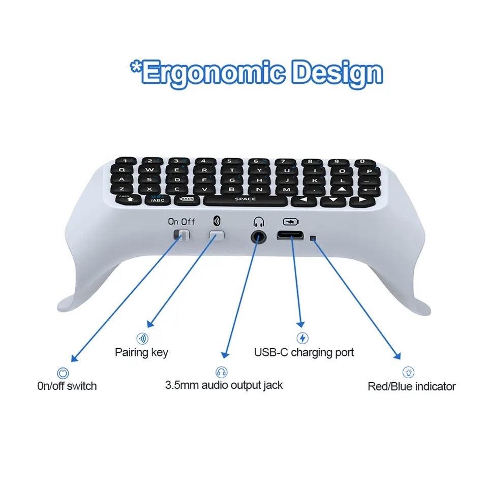 Wireless Bluetooth 3.0 Keyboard für PS5 Controller