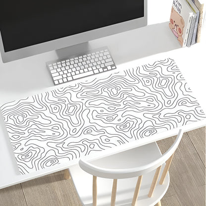 Gaming Mousepad mit Schwarz-Weiß Muster