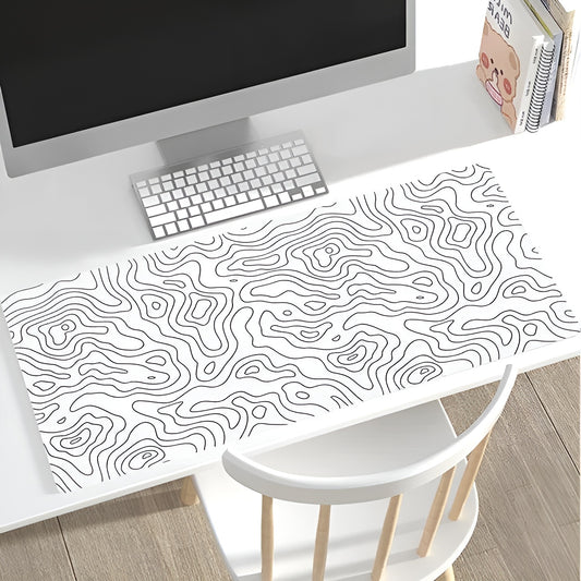 Gaming Mousepad mit Schwarz-Weiß Muster
