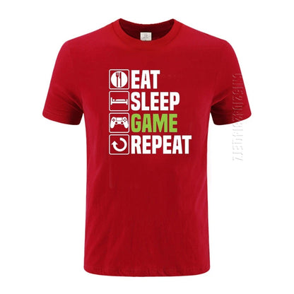 EAT SLEEP GAME REPEAT - T-Shirt