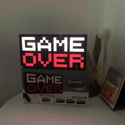 Game Over LED Lampe