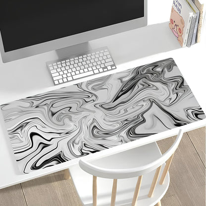 Gaming Mousepad mit Schwarz-Weiß Muster