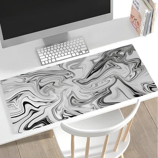 Gaming Mousepad mit Schwarz-Weiß Muster