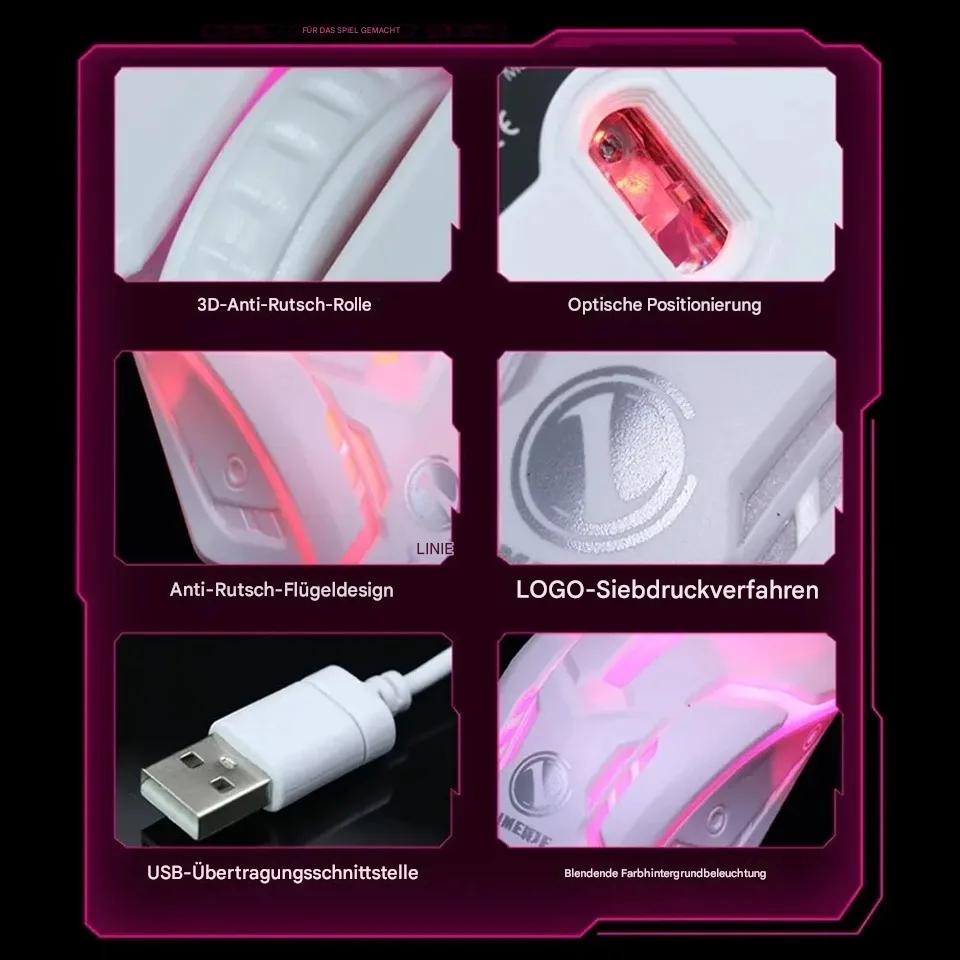 RGB gaming mouse wired