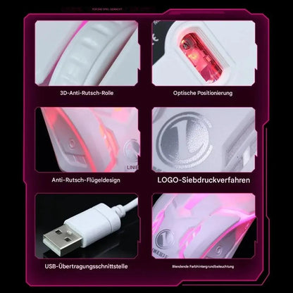 RGB gaming mouse wired