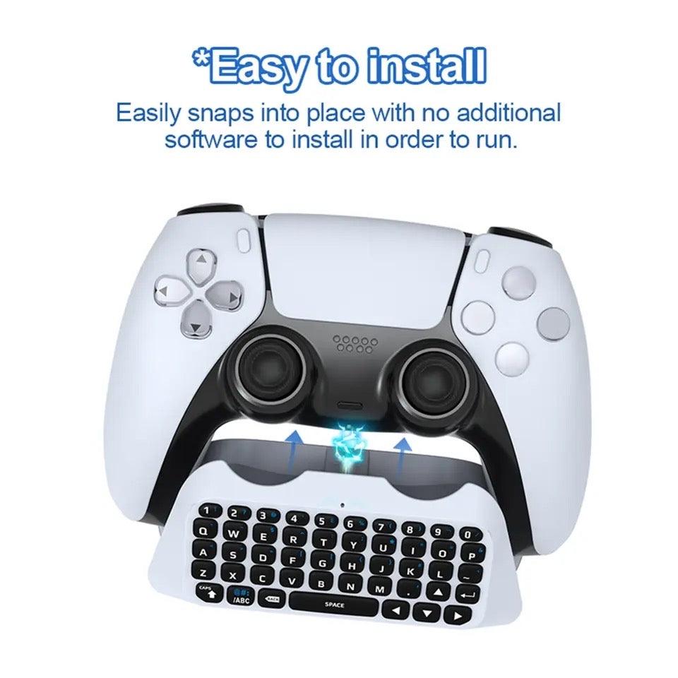 Wireless Bluetooth 3.0 Keyboard for PS5 Controllers