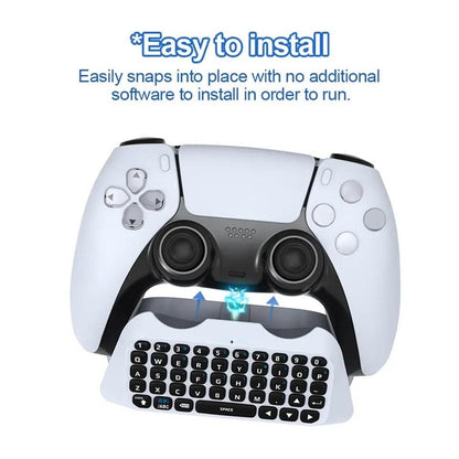 Wireless Bluetooth 3.0 Keyboard for PS5 Controllers