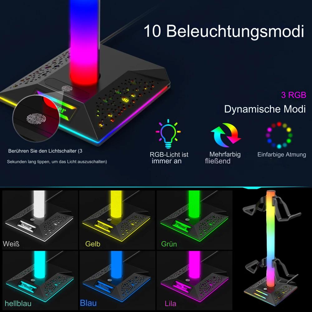 RGB headset holder