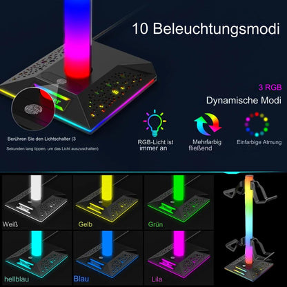 RGB headset holder