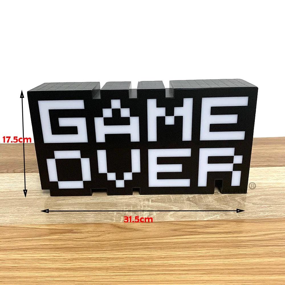 Game Over LED Lampe