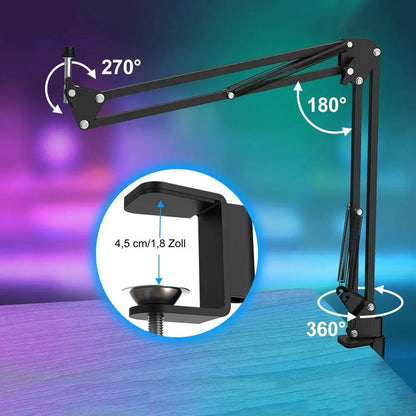 Professional microphone kit height adjustable