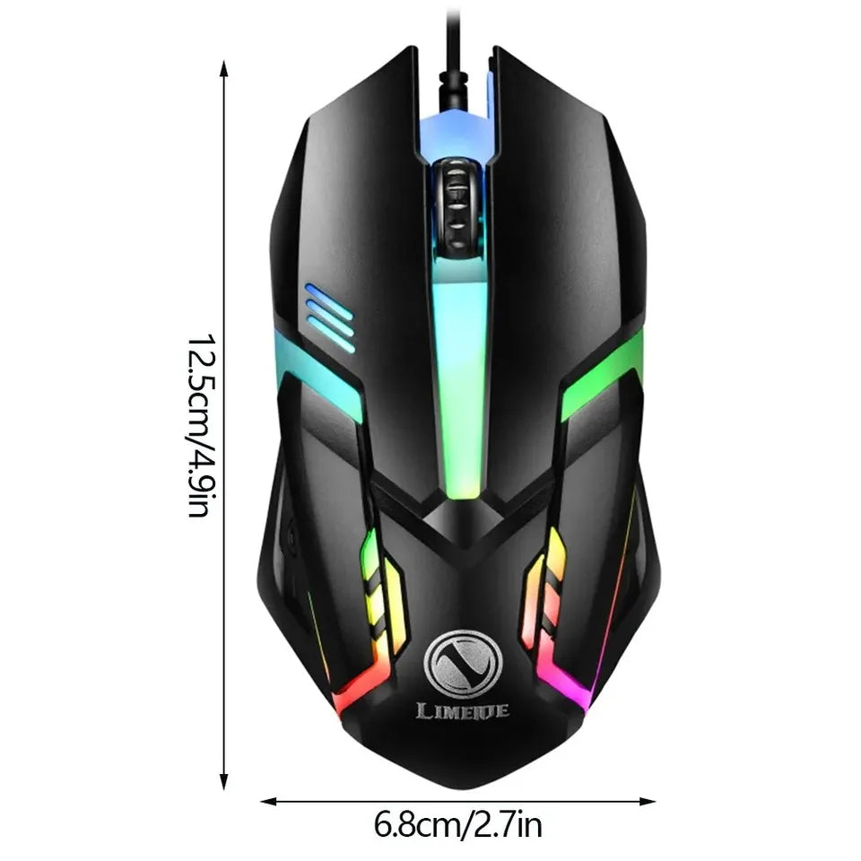 RGB gaming mouse wired